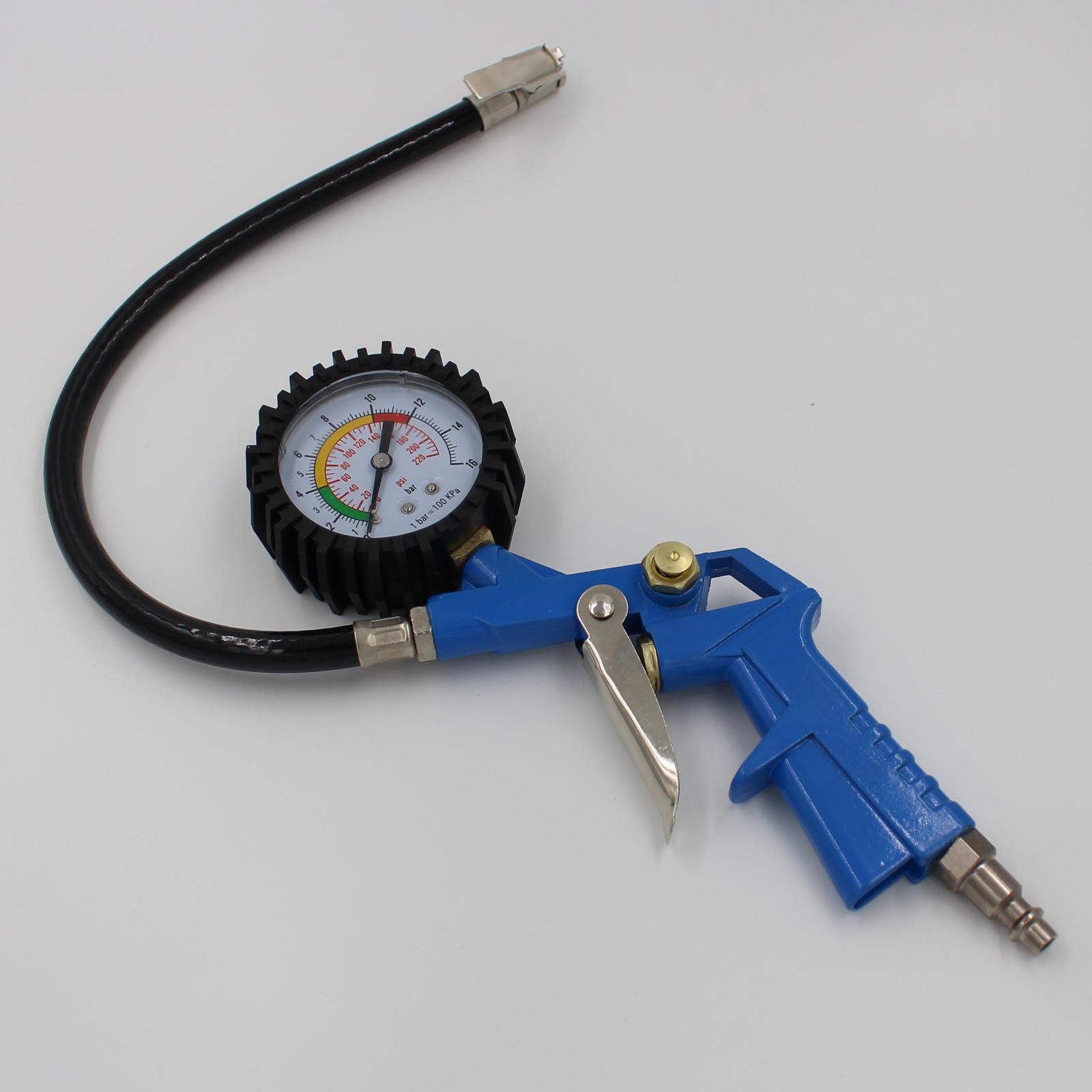 Dial Tire Inflator Gauge Air Chuck Pneumatic Z101